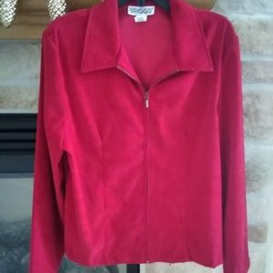 Briggs Suede Look  Red Jacket- Large